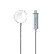 Epico Polnilec USB-C Apple Watch 1,2 m - srebrn