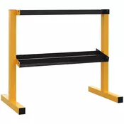Homestar Dvostopenjski regal za uteži 925x505x805 cm rumeno in črno