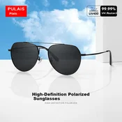 Pulais Unisex naocare za sunce, Crne