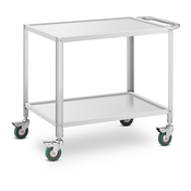 Servirni voziček - 2 polici - 80 x 57 x 3,5 cm - razmik 53 cm - 100 kg - Royal Catering