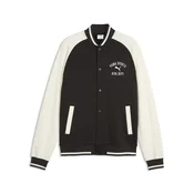 PUMA Varsity Track Sweat Jacket Men, Clothing, Black, M