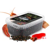 Delphin Reaxe READY&GO škatla s peleti + Booster + Wafters Salmon-Crayfish