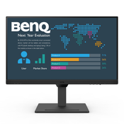 Monitor LED BenQ BL2790QT 27” IPS, QHD 2560x1440, USB-C 65W, DP1.2x1, HDMI1.4x1, DP izlaz, zvucnik 2Wx2, podesivi stalak visine, EyeCareU support