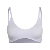 ADIDAS PERFORMANCE Športni nederček OPTIME ESSENTIALS svetlo lila/bela