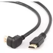 Cablexpert HDMI kabel Ethernet, kotni 90°, 3 m, (20443178)