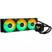ASUS TUF Gaming LC III 360 ARGB LCD vodno hlajenje za procesor, trije 120mm ARGB ventilatorji, Aura Sync - 90RC01A1-B0EAY0-A
