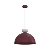 Luster na kablu NEVIS 1xE27/15W/230V O 38 cm bordo