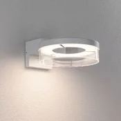 Paulmann LED senzorska zunanja stenska svetilka Capera bela kovina IP44 - Sodobni - Aluminij