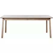 Raztegljiva jedilna miza z dodatno ploščo v hrastovem dekorju 95x190 cm Bari – Unique Furniture