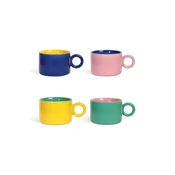 Komplet skodelic &k amsterdam Mug Chiquito 200 ml 4-pack