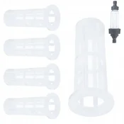 OEM Set Filtrirnih Vložkov za Tlačne Čistilce – 5 Kosov, Mrežasti Filter, Plastično Ohišje | Za Kärcher K2–K7, Lavor, Nifisk | Za Čiščenje Vode