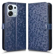 GS Ovitek za Oppo A6 Pro 5G, denarnica v obliki rombov, moder