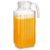 Northix Stekleni vrč s pokrovom, ozek, 1,8 l za hladilnik