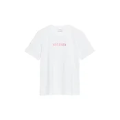 COMMA Majica roza/rosé/bela