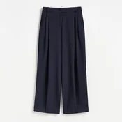 Reserved - Plisirane pantalone širokih nogavica