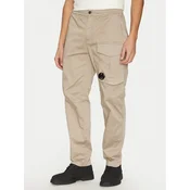 C.P. Company Hlače iz tkanine 18CMPA169A005694G Bež Relaxed Fit