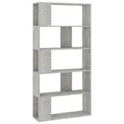 Vidaxl Knjižna omara/paravan 80x24x159 cm iverna plošča