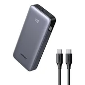 Ugreen Prenosna baterija 20000mAh Ugreen PB532, USB 2x USB-C, 30W (siva)