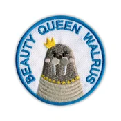 shumee Našitek Kraljica lepote WARLUS - Samolepilna podlaga - Vezeni našitek/značka/emblem