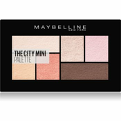 Maybelline The City Mini Palette paleta sjenila za oči nijansa 430 Downtown Sunrise 6 g