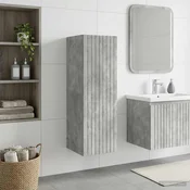 vidaXL vidaXL Omejen kabineta za kopalnico Betonsko siva 33 x 34,5 x 60 cm, (5000245117)