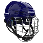Hokejska čelada Bauer RE-AKT 55 Combo Navy Senior L