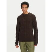 Selected Homme Pulover 16094503 Rjava Regular Fit