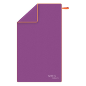Rucník z mikrovlákna NILS aqua NAR12 fialový/oranžový