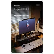Brateck Postolje za monitor, 80x26 cm, Crno
