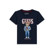 Guess Majica N6RI05 K8HM4 Mornarsko modra Regular Fit