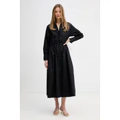DKNY srajčna obleka bombažna