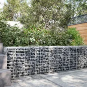 vidaXL Gabion z 3,5 mm žico in 5x10 cm mrežo 50x100x50 cm