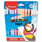 Maped flomaster oops 12 pisi-brisi ( m844200 )
