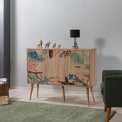 Hanah Home Komoda Mega 120x90x36cm Hrast
