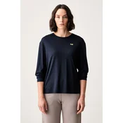 EA7 Emporio Armani majica z dolgimi rokavi ženska z viskozo