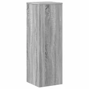 Vidaxl Stojalo za rastline siva sonoma 33x33x100 cm inženirski les