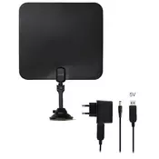 EVOLVEO Xany 2C LTE 230 / 5V, 41dBi aktivna sobna antena DVB-T / T2, LTE filter