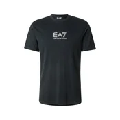 EA7 Emporio Armani Majica črna/bela