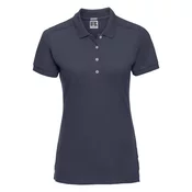 Blue Womens Stretch Polo Russell