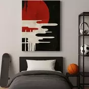 Wallity Dekorativna slika na platnu, 70x100cm, Šarena