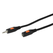 A/V PROGRAM KABEL VIVANCO 46057, 3.5MM M na 3.5MM Ž, PRODUŽNI, 5mM, CRNI