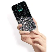 Overboard Ovitek za Xiaomi Redmi Note 9S/9 Pro, bleščeč, črn