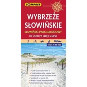Compass Obala Słowiński 1:55.000. Nacionalni park Słowiński. Turistična karta. Kompas