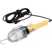 radna lampa, bez žarulje, E27 grla, max. 60W; kuka za vješanje + kliips, 230V/50Hz, 5 m kabel