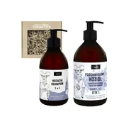 LaQ Set za nego las - gel 500 ml + šampon 300 ml (sena) / 1222
