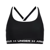 Under Armour G Crossback Mid Solid Otroški modrček 809480 Črna