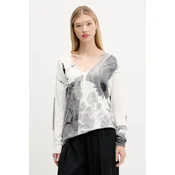 Desigual Pulover Gotemburgo 25WWJF15 Siva Regular Fit