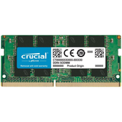 Crucial 16GB DDR4-3200 SODIMM CL22 (8Gbit/16Gbit) pomnilnik - bulk pakiranje