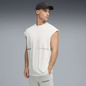 PUMA Graphics Training Cutoff Tank Men, Clothing, White, XL