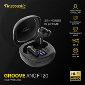 Bluetooth slušalice Fantech FT20 Groove ANC crne